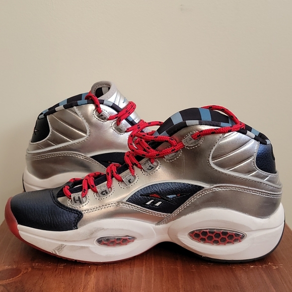 Reebok Question Mid Iverson X James Harden Sz 8 - Picture 7 of 8